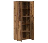 vidaXL Haut Armoire 2 pcs Bois Ancien 70 x 42,5 x 185 cm, Buffet Moderne, Armoire rectangulaire, Rangement intérieur, Grande capacité, Design Pratique, Organisateur de Salon