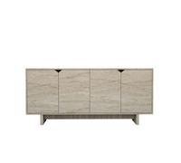 Buffet en bois ""Turan"" - 180 x 40 x 81 cm - Travertin