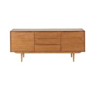 Buffet enfilade vintage 2 portes L180 180x75.2x42cm Blanc