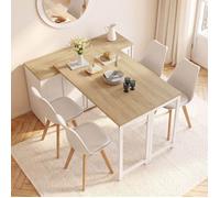 Buffet extensible table à manger rotative et pliable