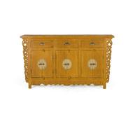 Buffet - Giner y Colomer - Mangue - 6 portes - 3 tiroirs - Ocre