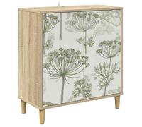 Buffet GOTHA Sonoma 69 x 33 x 75 cm en Bois d'ingénierie avec 2 portes et 1 étagère pour Cuisine FR411012