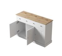Buffet Gravé Moderne, Meuble De Rangement Élégant Avec Grand Espace De Stockage Pour Salon