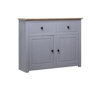 Buffet Gris 93x40x80 cm Pin solide Assortiment Panama