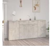 Buffet Gris béton 160x36x75 cm Aggloméré - VIDAXL - Buffet bas - Mat - Contemporain - Design