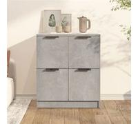 vidaXL Buffet Gris béton 60x30x70 cm Bois d'ingénierie