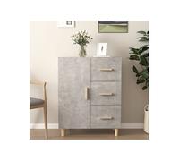 vidaXL Buffet Gris Béton
