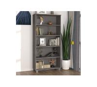 vidaXL Buffet HAMAR - Gris clair - Bois massif de pin
