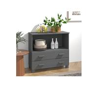 vidaXL Buffet HAMAR - Gris foncé