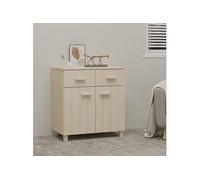 vidaXL Buffet HAMAR 79x40x80 cm - Marron miel
