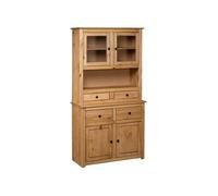 Buffet haut 93x40,5x180 cm Pin Gamme Panama naturel G