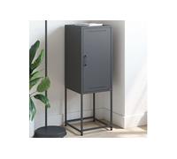 Buffet haut anthracite 36x39x107 cm acier Anthracite G