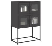 vidaXL Buffet haut acier 68 x 39 x 123 cm Anthracite