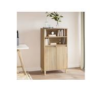 vidaXL Buffet haut Chêne sonoma bois d'ingénierie