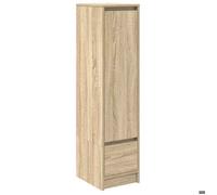 Buffet haut-Armoire de chambre - multi-rangement - chêne sonoma 29,5x34x119,5cm - Bois d'ingénierie NEUF - BM 3469726
