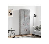 vidaXL Buffet haut - Gris béton