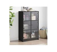 vidaXL Buffet haut – Noir