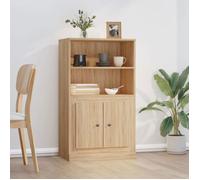 Buffet haut,Bahut de Salon,commode de séjour, chêne sonoma 60x35,5x103,5 cm ,bois d'ingénierie BONNIE B42337959