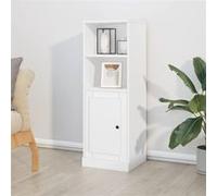 vidaXL Buffet haut 816320 blanc 36x35,5x103,5 cm bois d'ingénierie