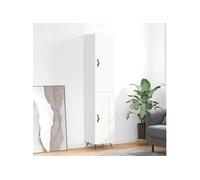 vidaXL Buffet haut - Blanc brillant