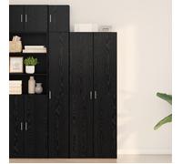 vidaXL Haut Armoire 2 pcs Chêne noir 70 x 42,5 x 185 cm
