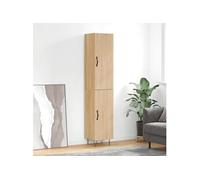 Buffet haut Chêne sonoma 34,5x34x180 cm Bois d'ingénierie