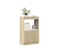Buffet haut chêne sonoma 63x33x100 cm bois d ingénierie