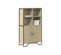 vidaXL Buffet haut chêne sonoma 79,5x35,5x137,5 cm bois d'ingénierie