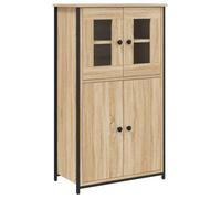 Buffet haut/Commode haute, GKO, avec 4 portes, chêne sonoma 62x32x106,5 cm - Bois d'ingénierie 254@