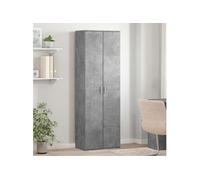 Buffet haut gris béton 60x35x180 cm bois d'ingénierie, buffet, meuble de rangement, armoire haute, armoire, armoire 3276668