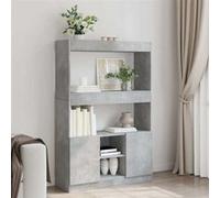 vidaXL Buffet haut Gris béton