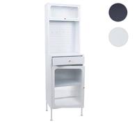 Mendler Buffet Haut HWC-P99 182 x 54 x 40 cm, Blanc