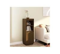 vidaXL Buffet Haut Marron Miel 37x34x110 cm