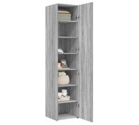 Buffet haut MVS - multi-rangement - Meuble sur pied - sonoma gris 40x42,5x185cm bois d'ingénierie &26_2363282