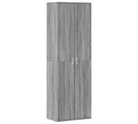 Buffet haut sonoma gris 60x35x180 cm bois d'ingénierie