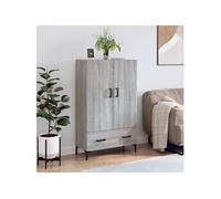 vidaXL Buffet haut sonoma gris 69,5x31x115 cm bois d'ingénierie