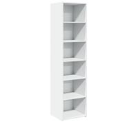 Buffet haut - UU - Blanc - 45x41x185 cm - bois d'ingénierie C3326