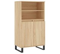 Buffet haut - UU - Chêne sonoma - 60x36x110 cm - Bois d'ingénierie C3229