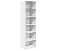 Buffet haut - UU - Grand espace - Blanc - 50x41x185 cm - bois d'ingénierie C1622