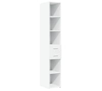 Buffet haut - UU - Meuble sur pied - Blanc - 30x42,5x185 cm - bois d'ingénierie C777