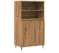 Buffet haut - UU - Meuble sur pied - chêne artisanal - 60x36x110 cm - bois d'ingénierie C816