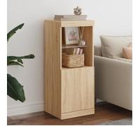 vidaXL Buffet avec lumières LED chêne sonoma 41x37x100 cm836688 chêne G