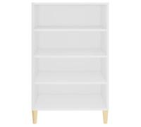 Buffet haut - VINGVO - 57x35x90 cm - Aggloméré - Blanc - Contemporain