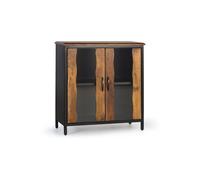 Buffet Industriel - Giner y Colomer - Mangue et Métal - 2 Portes - 90x87x37 cm