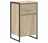 vidaXL Buffet Sonoma Bois d'ingénierie 81x36x150.5 cm avec tiroir et porte