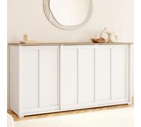 Buffet JANGO 160 blanc/bois