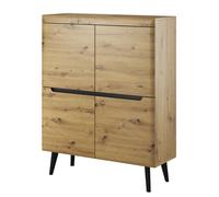Buffet Komodee SUDBURRY KOM1 Façades en panneaux MDF Chêne Chêne 40 x 107 x 134 cm