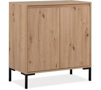 Buffet - KORSIKA 01A - Chêne artisan - 2 portes - 81 x 87 x 40 cm