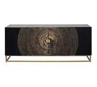 Buffet Madeira 4 portes noir Kare Design