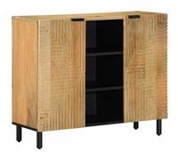 Buffet marron 90x33x75 cm bois massif de manguier